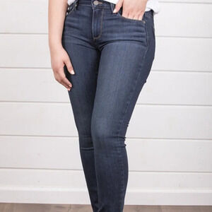 Paige Verdugo Ankle Skinny Jeans Nottingham Dark Blue Wash 27